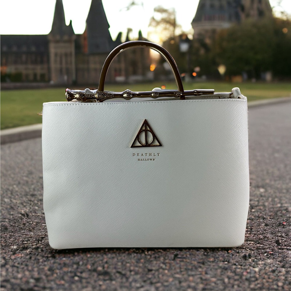 Loungefly ⚡️Harry Potter Deathly Hallows Elder Wand Crossbody Handbag Purse Bag - Picture 3 of 16